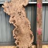 Burr Oak, kiln dried, waney edge board