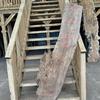 Pippy Elm board, suitable for high-quality furniture making, table tops, benches, kiln-dried, waney edge