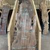 English Walnut board, suitable for high-quality furniture making, table tops, benches, kiln-dried, with waney edge