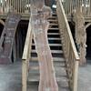 Elm board, suitable for high-quality furniture making, table tops, benches, kiln-dried, waney edge